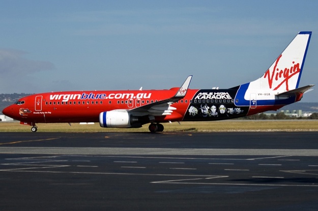 Copyright Photo: Mir Zafriz.  VH-VUA is pictured at Perth with the special decal.  