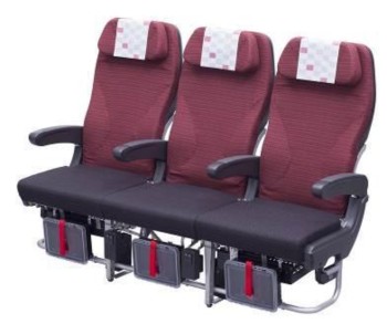 JAL-Japan Airlines Economy Class seat (JAL)(LR)