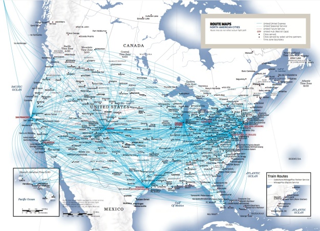 United 2.2014 Domestic Route Map
