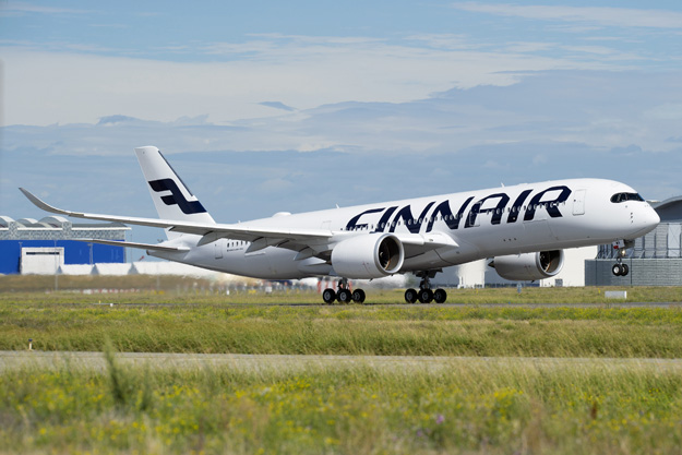 Finnair A350-900 F-WZFM (OH-LWA)(10)(Ldg) TLS (Airbus)(LRW)